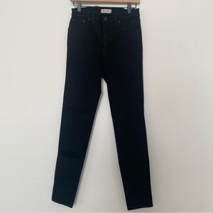 10” high rise Madewell skinny jeans size 28